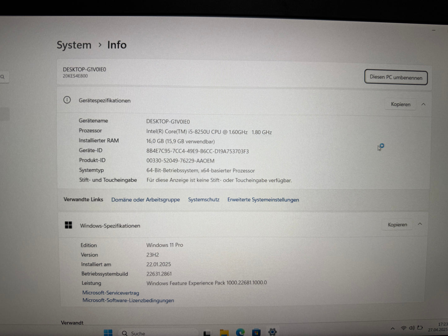 Lenovo thinkpad X280 , i5- 8250U, 500gb ssd, 16 gb ram DDR4 Win 11