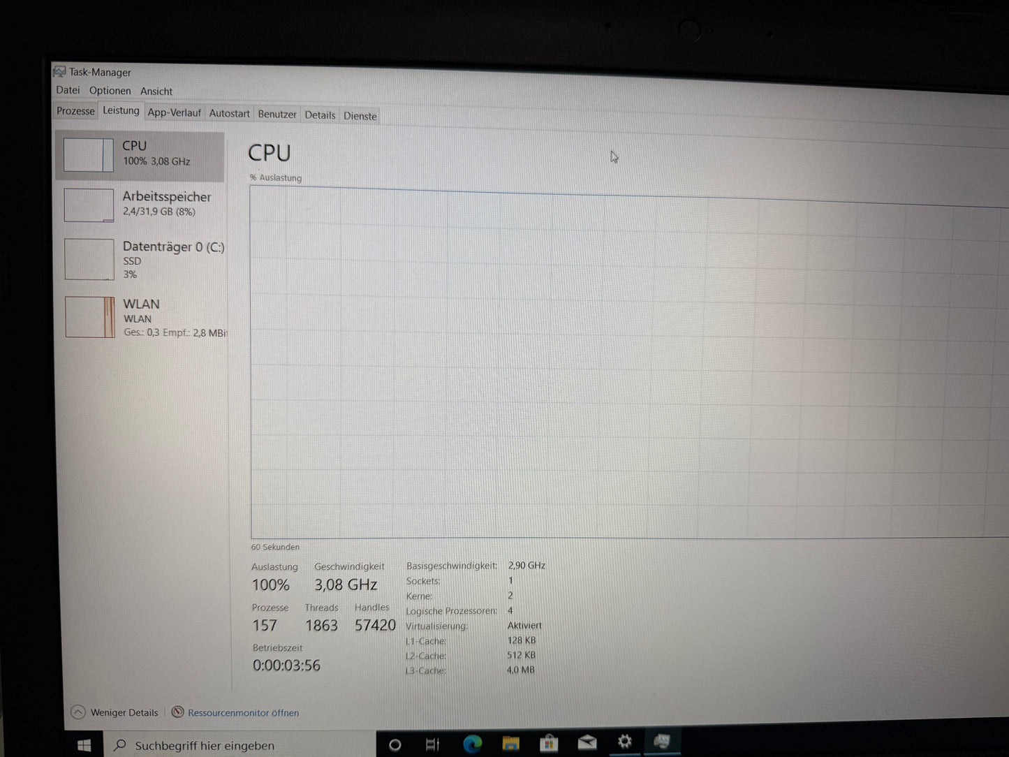 Lenovo Thinkpad L570, 15,6“ Zoll, 500gb ssd, i7-7500U, 32 GB RAM DDR-4, WIN 10