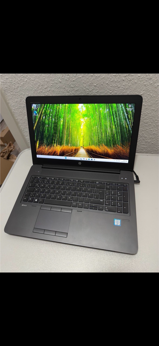 HP Zbook 15 G3 |15,6“ zoll Full HD |Laptop Intel i7-6820HQ | 32 GB RAM | NVIDIA Quadro M1000M | Windows 11 Pro