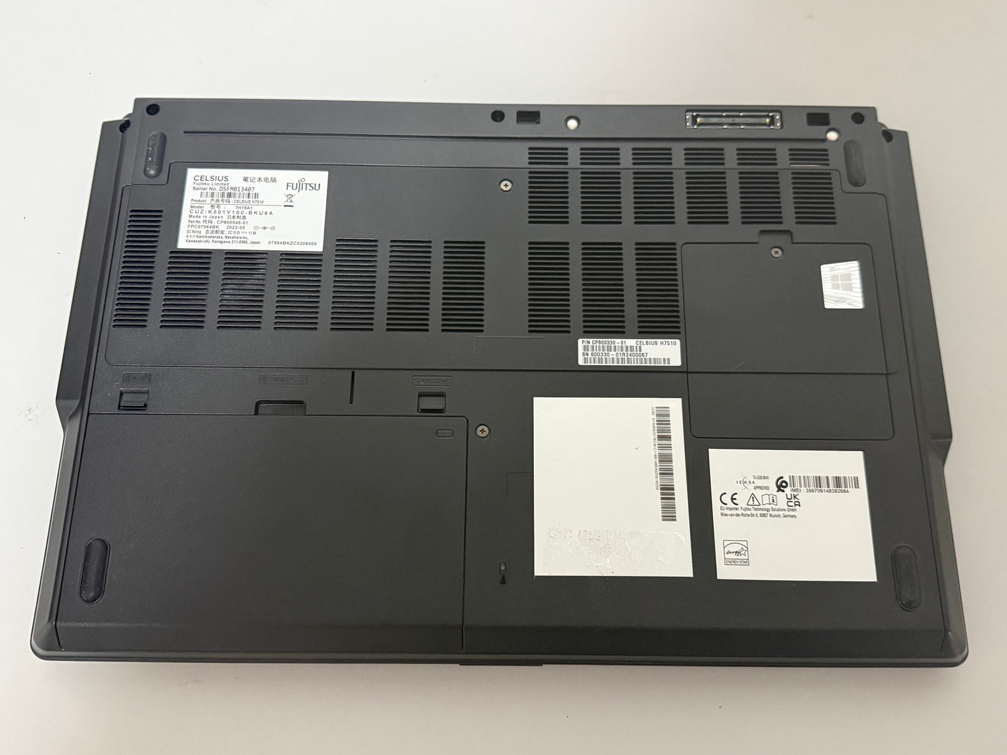 Fujitsu Celsius H7510 i7-10850H 32 GB  512GB NVIDIA T1000 15,6" FHD Win11 Pro