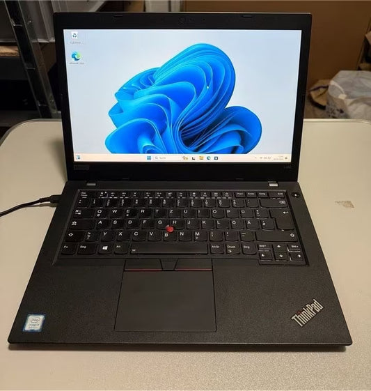 Lenovo thinkpad L480, 14“ Zoll, 16 GB DDR4 ram, 500gb ssd, Intel i-7-8550U, WIN 11