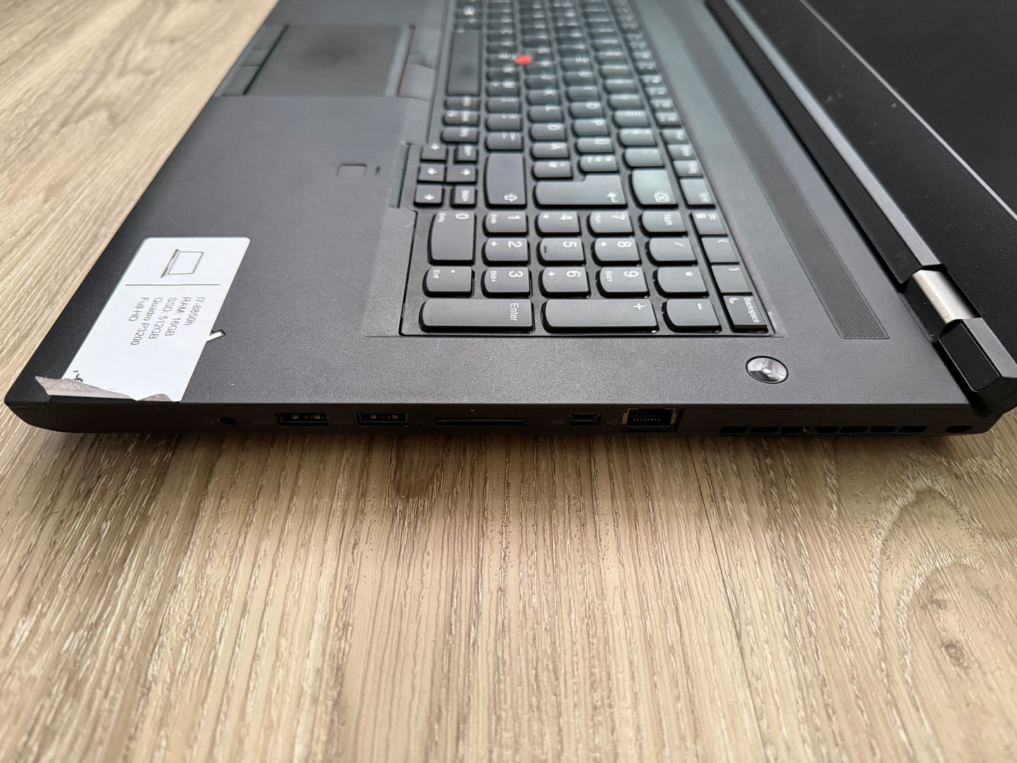 Lenovo Thinkpad P72- Intel i7-8850H -FULL HD  - 32/64 GB  RAM - Nvidia Quadro P3200 - 512 GB SSD - Windows 11