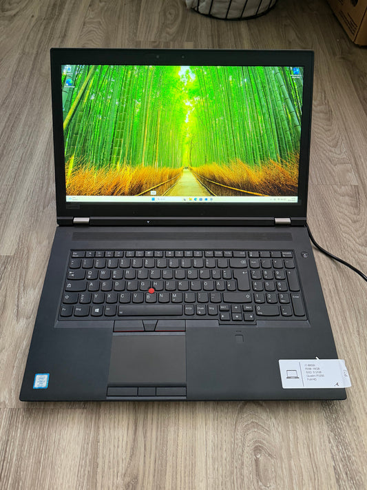 Lenovo Thinkpad P72- Intel i7-8850H -FULL HD  - 32/64 GB  RAM - Nvidia Quadro P3200 - 512 GB SSD - Windows 11