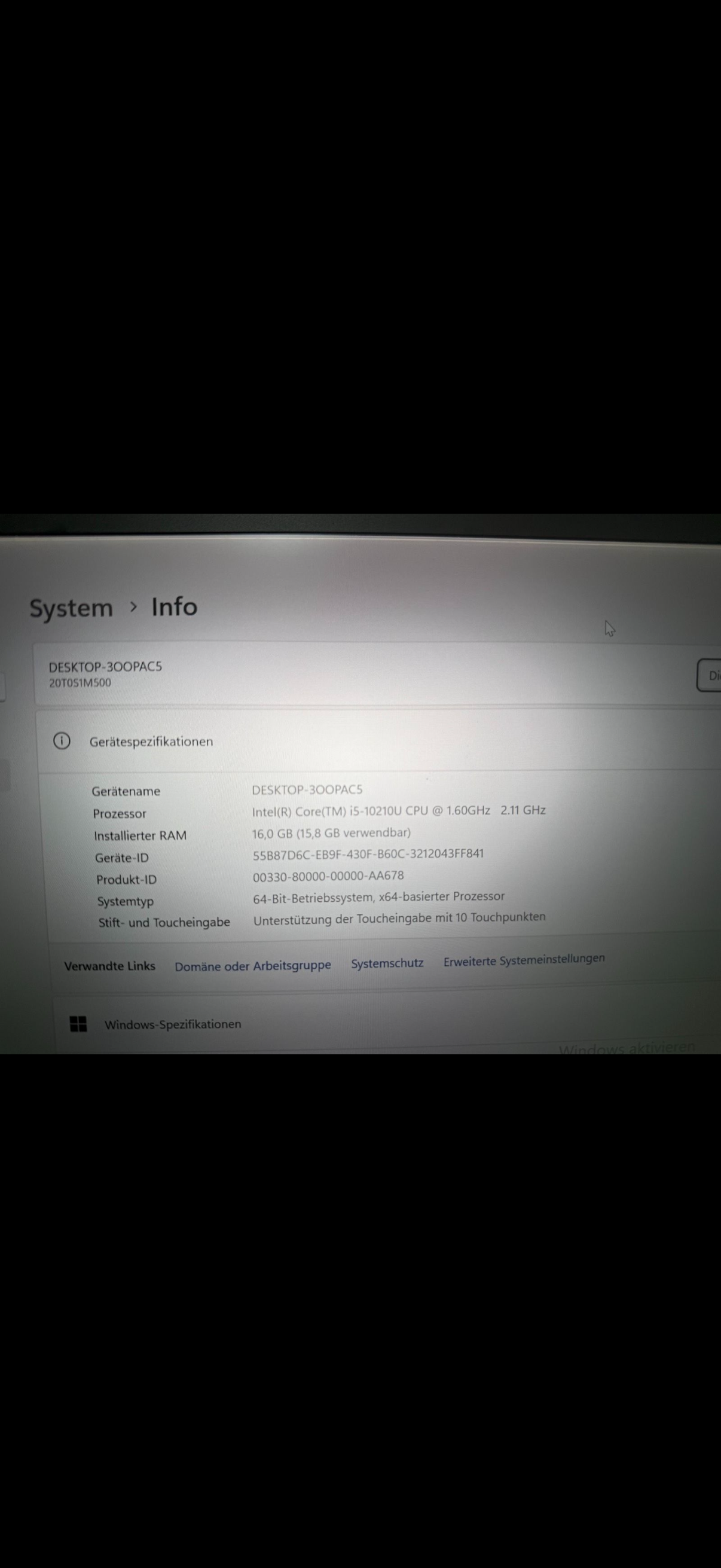 Lenovo Thinkpad T14s G1 | i5-10210U | 16 GB RAM | 512 GB SSD | Touch Display | Windows 11