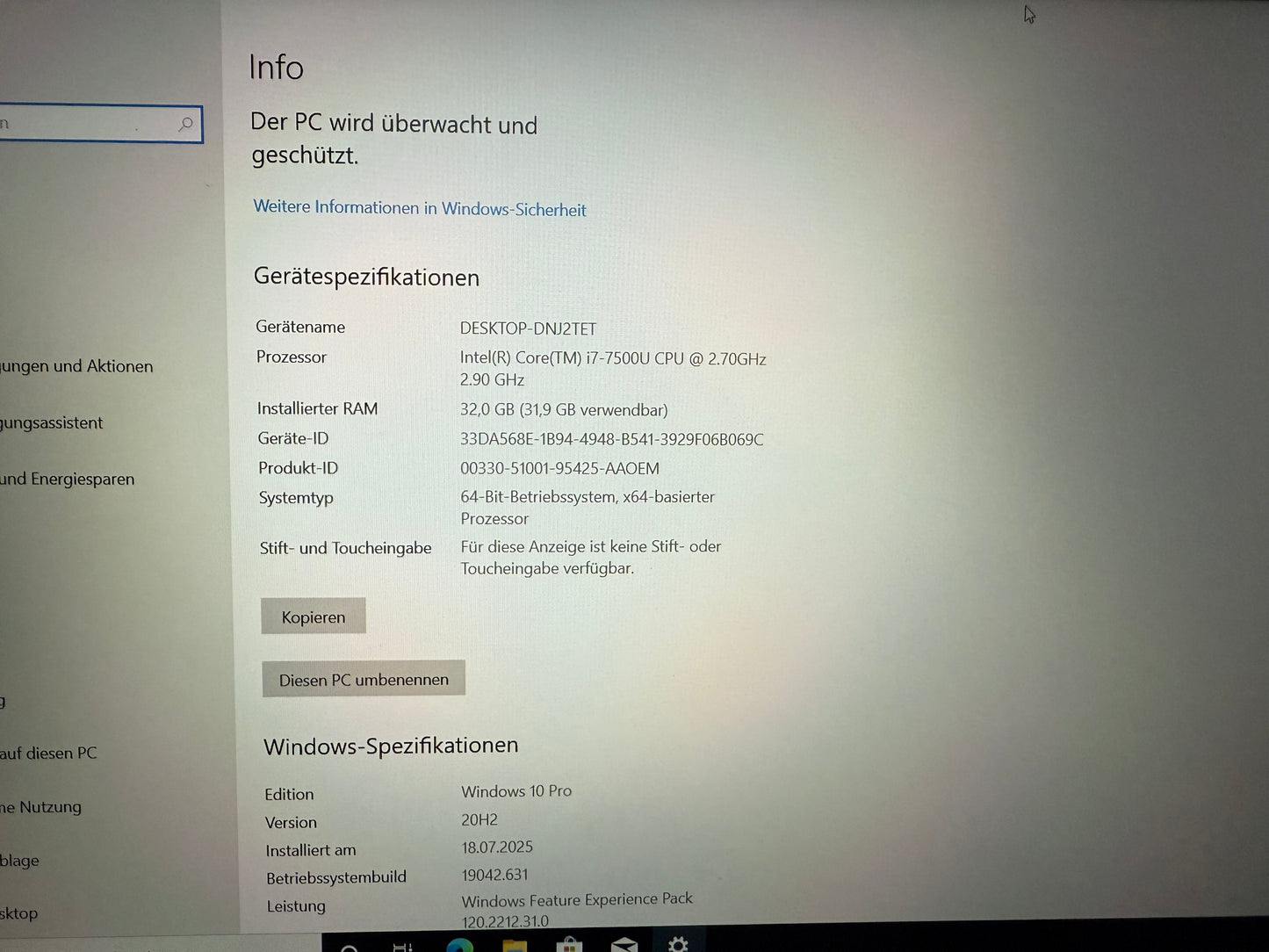 Lenovo Thinkpad L570, 15,6“ Zoll, 500gb ssd, i7-7500U, 32 GB RAM DDR-4, WIN 10